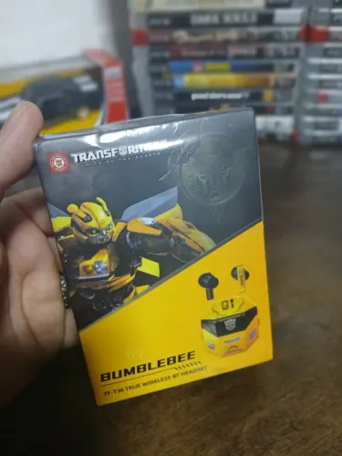 Fone de ouvido wireless transformes Bumbleblee