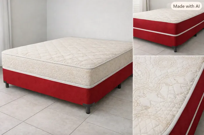 Colchão casal com box