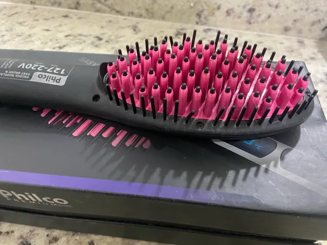 Escova elétrica alisadora Philco