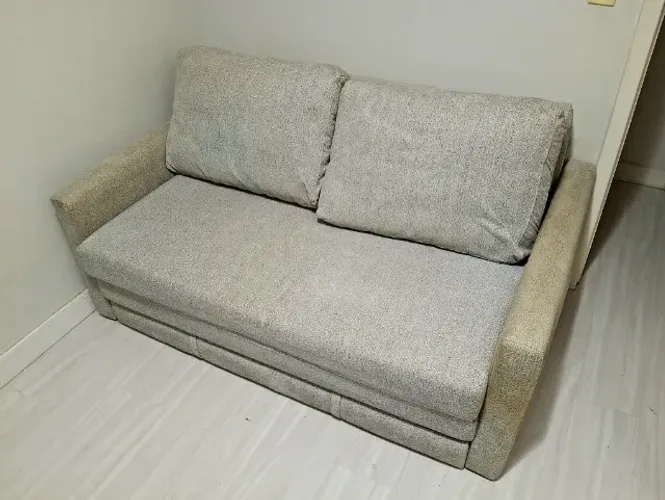 Sofá cama em tecido 