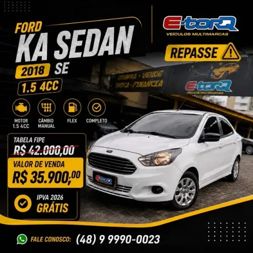 Ford KA+ Sedan 1.5 16V Flex 4P 2018