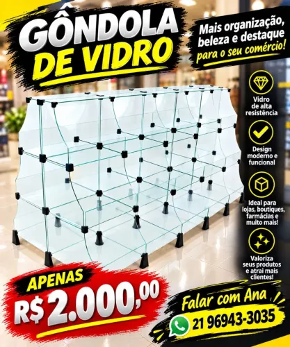 Gandola de vidro