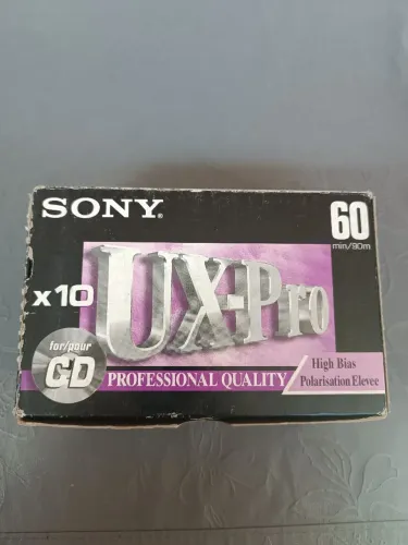 Fita cassete sony ux pro Caixa 10 umidades lacradas