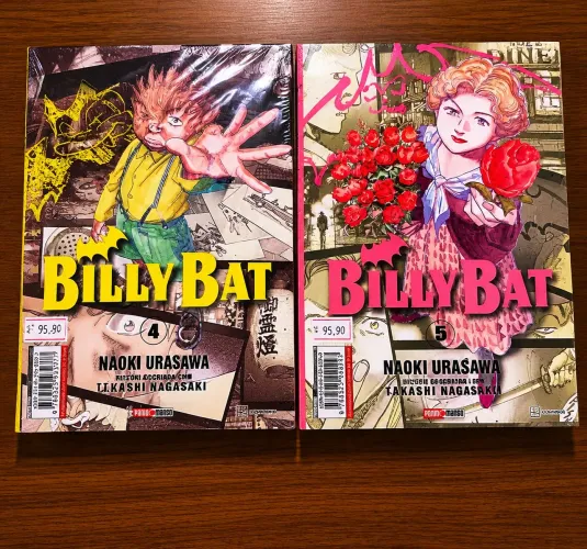 ? Billy Bat - Volumes 4 e 5 | Novos e Lacrados | Naoki Urasawa