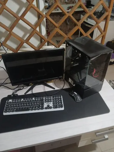 Pc gamer completou vai como tudo monitor mouse teclado tudo