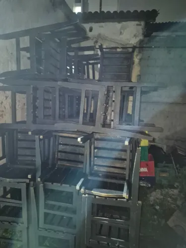Cadeiras de madeira pura para restaurante