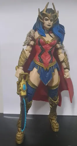 Mulher Maravilha Dc Multiverse Mcfarlane (pé direito colado)