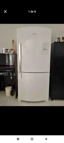 Geladeira Brastemp Inverse Frost Free duplex completa painel digital Blue touch 580 litros