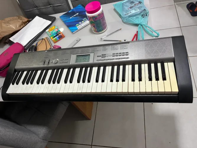 Teclado Cássio LK-125 - Ótimo para aprender a tocar