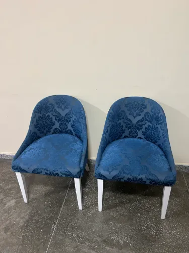 Cadeiras azul royal
