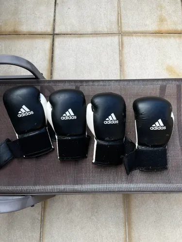 2 pares luva de boxe/muay thai adidas
