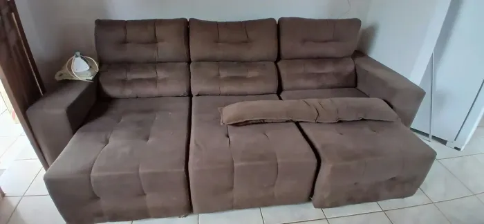 SOFA CAMA RETRÁTIL SEMI NOVO