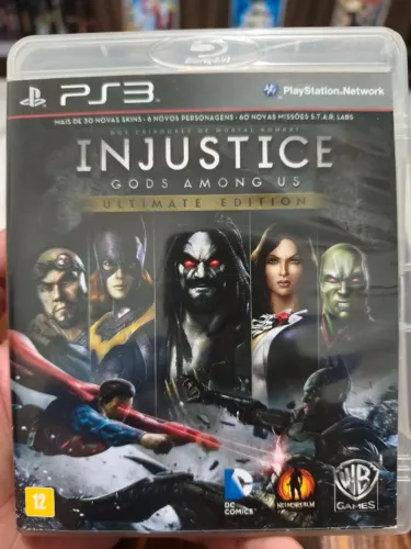 PS3 Game: Injustice Ultimate Edition (Mídia Física Original)