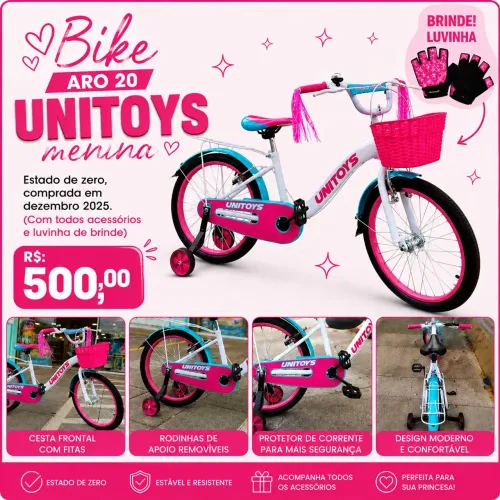 Bicicleta aro 20 Menina