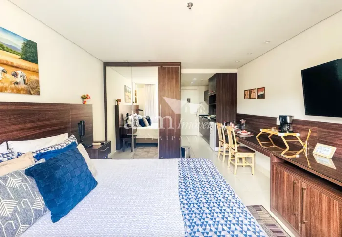 Condomínio Granja Brasil Itaipava. Flat mobiliado e decorado, 1 suíte