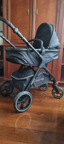 Carrinho De Bebê 3 Em 1 Premium Conforto, Segurança E Estilo (Kansas premium baby)