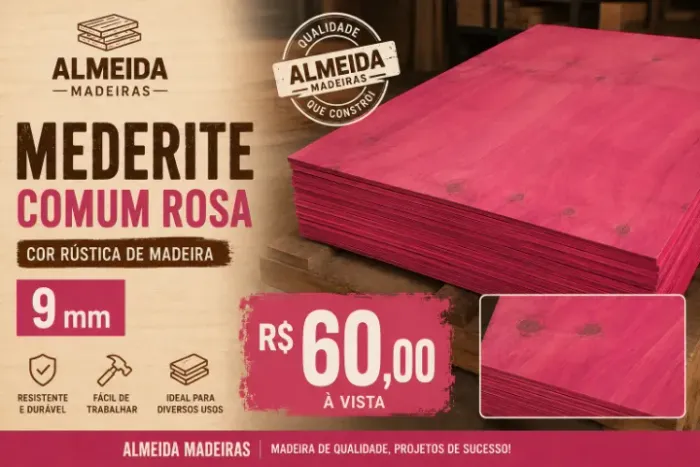 MADERITE COMUM 9MM 59,90  *