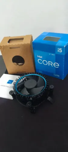 Caixa vazio Intel i5 cooler novo