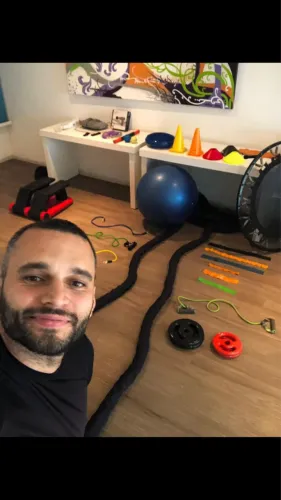 Materiais esportivos - treino academia