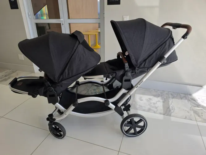 Carrinho duplo de bebê ABC Design