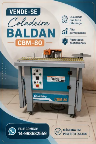 Máquina coladeira Baldan