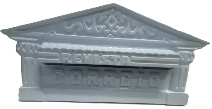 Caixa de correio ferro de embutir