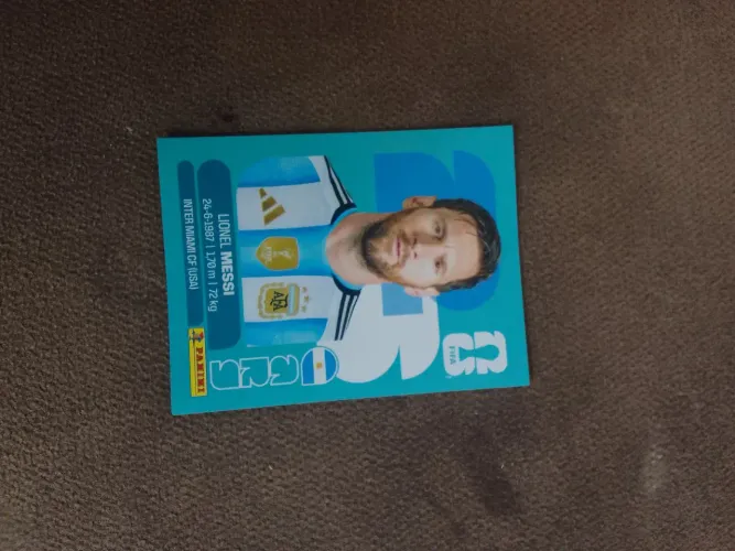 Figurinha do Messi