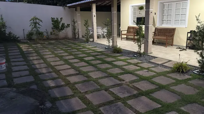 Piso lajota premoldados de concreto 50 x 50