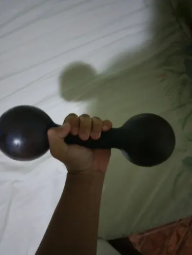 Halter de 8KG de aço fundido emborrachado