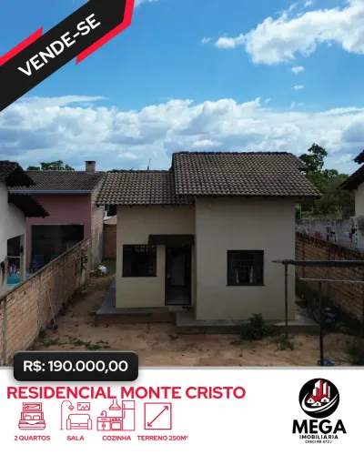 OPORTUNIDADE NO BAIRRO RESIDENCIAL MONTE CRISTO! POR APENAS R$ 190.000,00 APTA PRA FINANCI