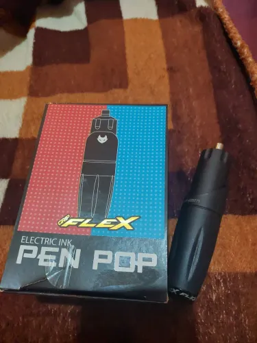 Kit de tatuagem - 2 máquinas eletric ink + fonte + maca dobrável 