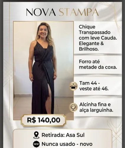 Vestido chique e elegante Nova Stampa
