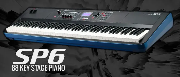 Piano stage Kurzweil SP6 88 teclas, 2 GB de amostragem sons.