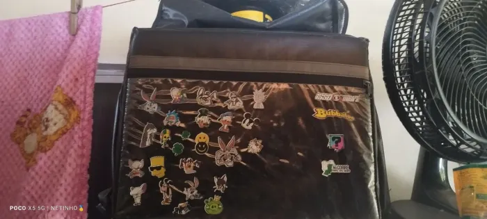 BAG COM CUSTURA REFORÇADA IMPERMEÁVEL BOLSO LAMINADO