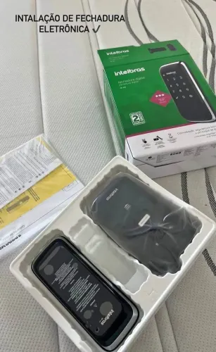 Fechadura eletrônica intelbras