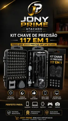 KIT CHAVE DE PRECISÃO 117 EM 1