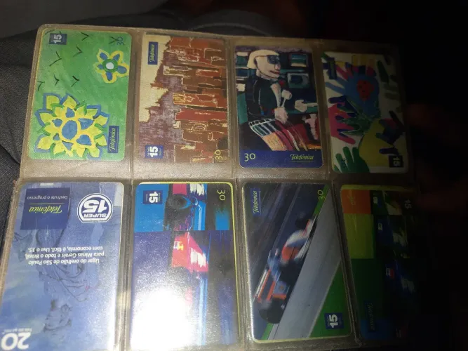 Cartões antigo telefone