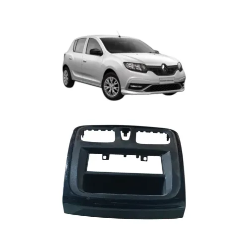 Moldura Central Painel Renault Sandero 1.0 2014 2020