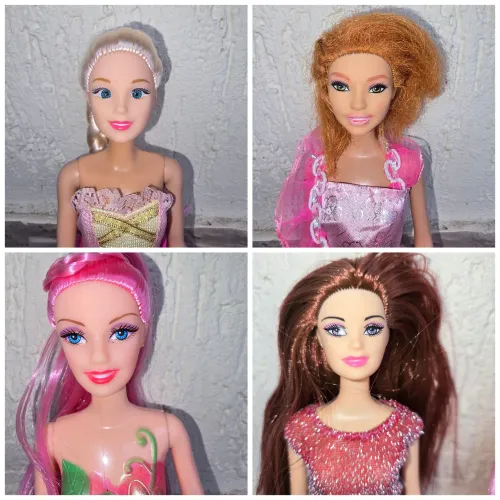 BONECAS 1 BARBIE E 3 GENERICAS