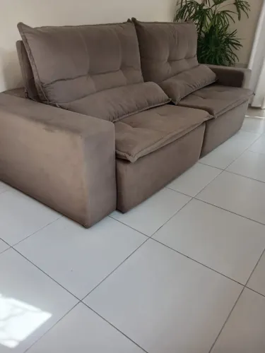Sofá Retrátil e Reclinável 3 Lugares - 2,50 m | Excelente Estado