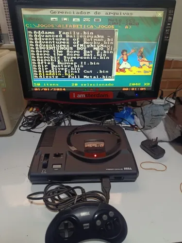 Mega Drive 2017 + Cartao de memoria com 900 jogos