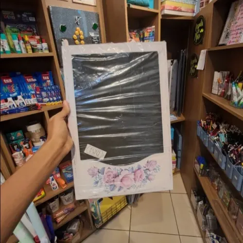 PLACA LOUSA MDF COM GIZ