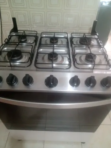 Fogão Brastemp 6 bocas bom estado