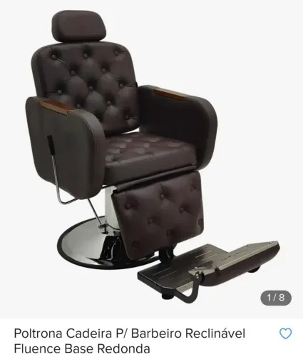 Poltrona Cadeira para Barbeiro