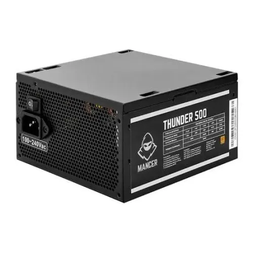 Fonte Mancer Thunder 500W - PFC Ativo, Bronze 80 Plus