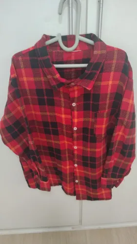 Camisa xadrez tamanho 13