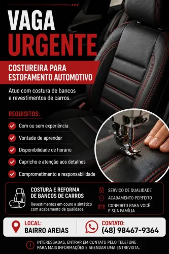 Vaga Costureira