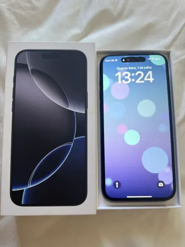 ? iPhone 15 Pro Max 256GB -  Azul impecável COMPLETO 