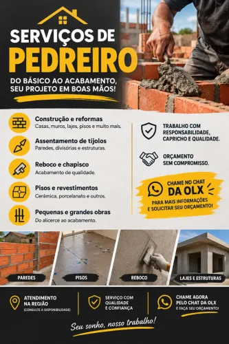 SERVIÇOS PARA OBRAS - ORÇAMENTO