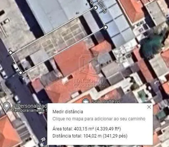 Terreno para alugar, 400 m² por R$ 6.300,00/mês - Campestre - Santo André/SP